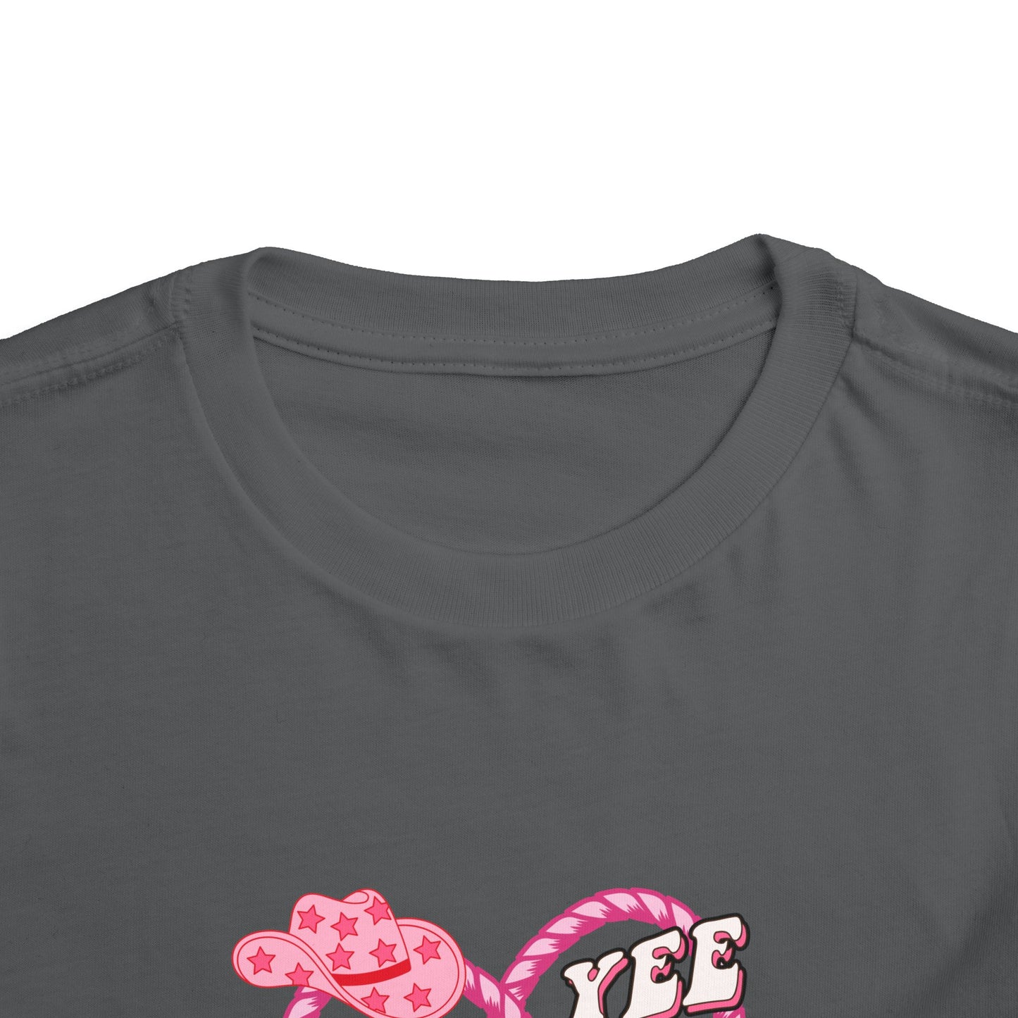Twin Toddler Tee — 'Yee Haw Country Music Twincess' Pink Western Cowgirl Graphic
