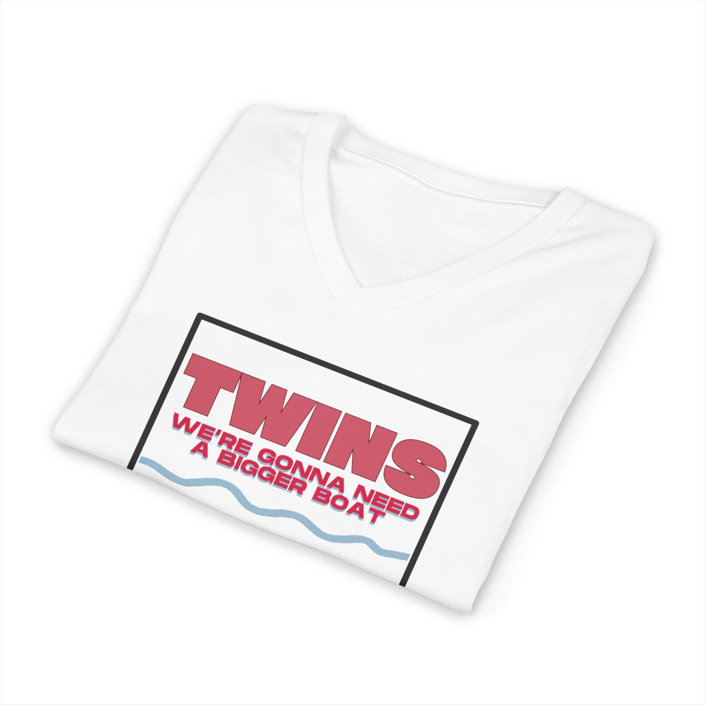 Twin Dad - Movie Lover Cotton Tee- Shark Theme