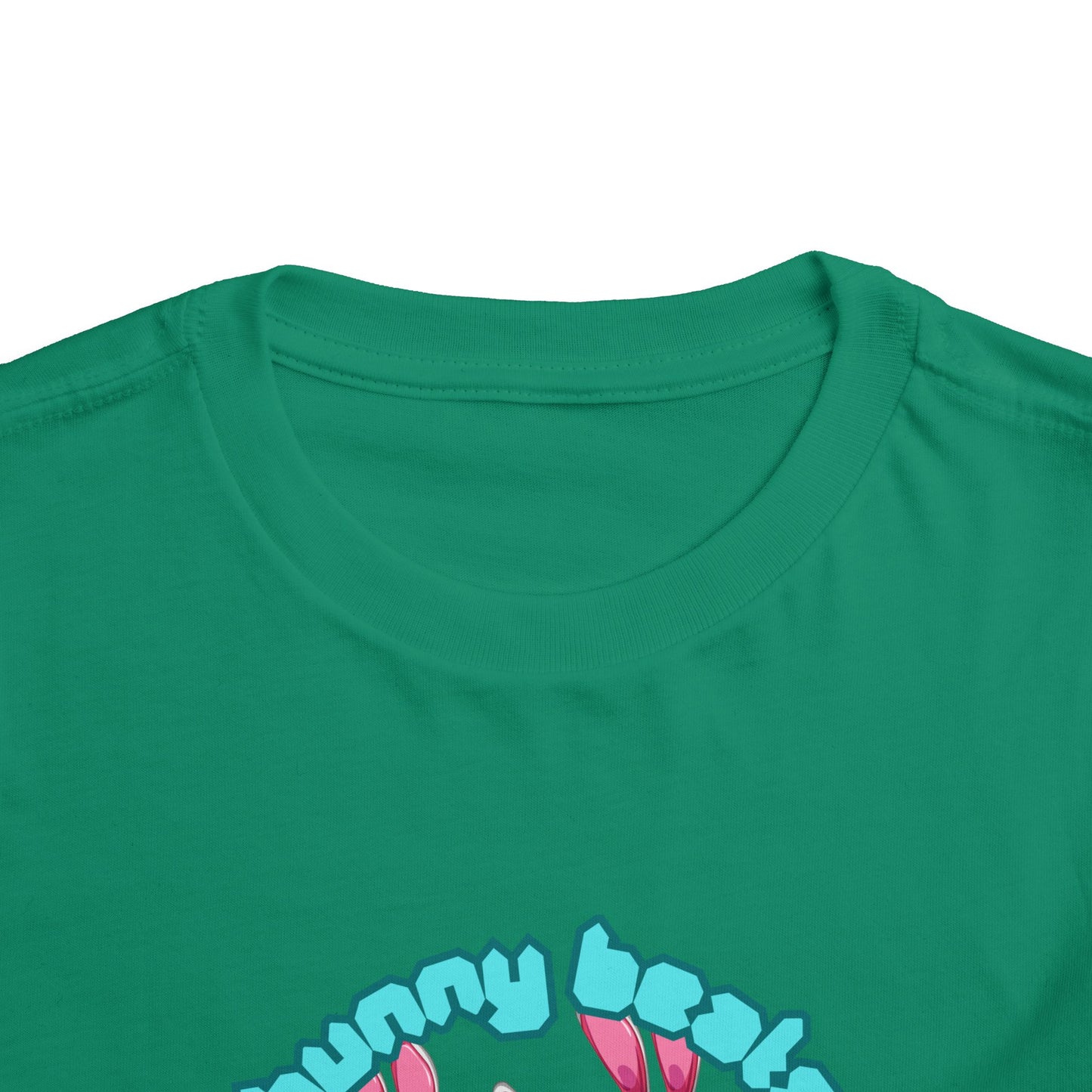 Kids 2-5 years K-Pop Anime Easter Tee - "bunny beats and demon feats" slogan