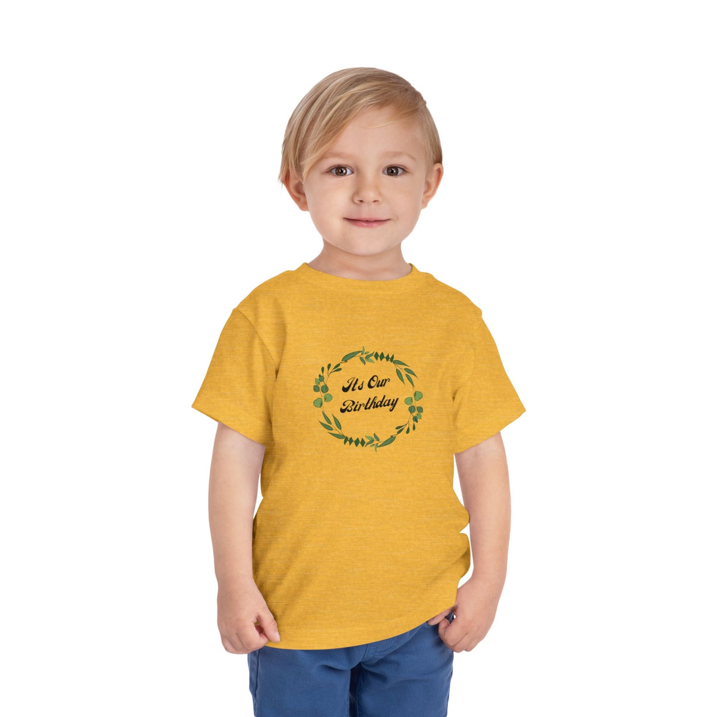 Birthday Twins Tee — "It’s Our Birthday" Nature Design for Kids aged 2-5 Years
