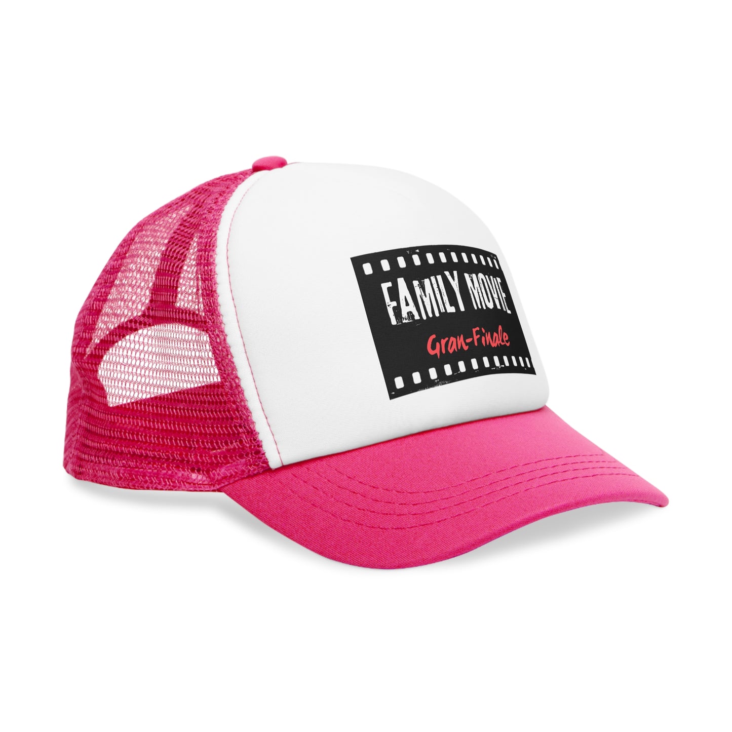 Grandma Trucker Hat- "Gran Finale"- Family Movie Night Mesh Cap