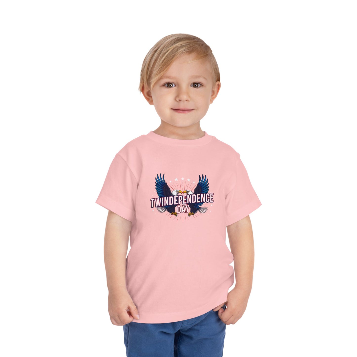 Toddler Tee - "Twindependence Day" Eagle Graphic 4th of July Shirt
