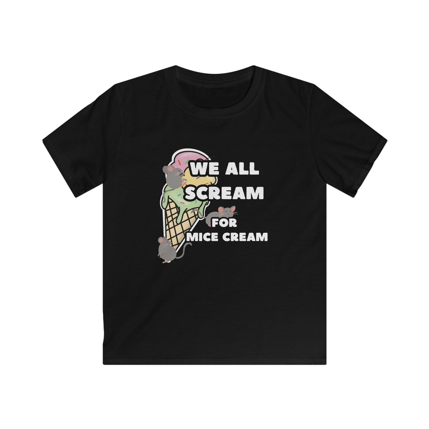 Kids Ice Cream Pun Tee - Fun Summer Shirt, We All Scream for Ice Cream, Cute Children's Apparel, Ice Cream Lover Tee