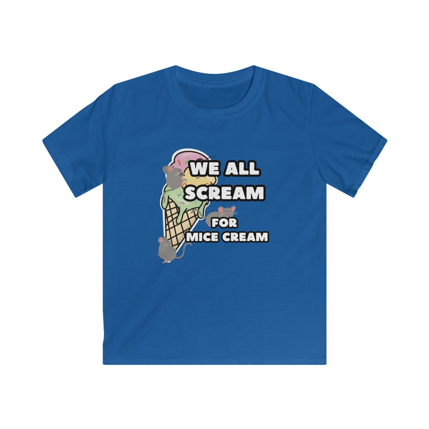 Kids Ice Cream Pun Tee - Fun Summer Shirt, We All Scream for Ice Cream, Cute Children's Apparel, Ice Cream Lover Tee