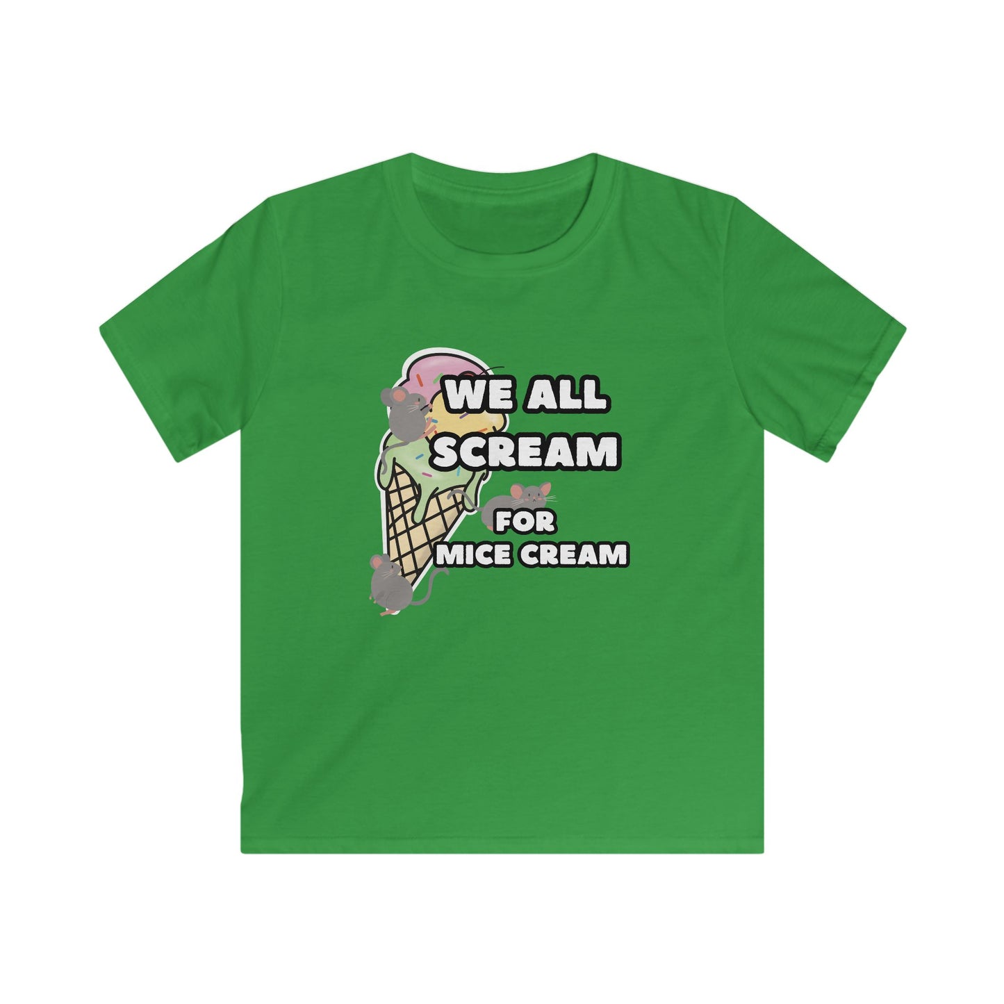 Kids Ice Cream Pun Tee - Fun Summer Shirt, We All Scream for Ice Cream, Cute Children's Apparel, Ice Cream Lover Tee