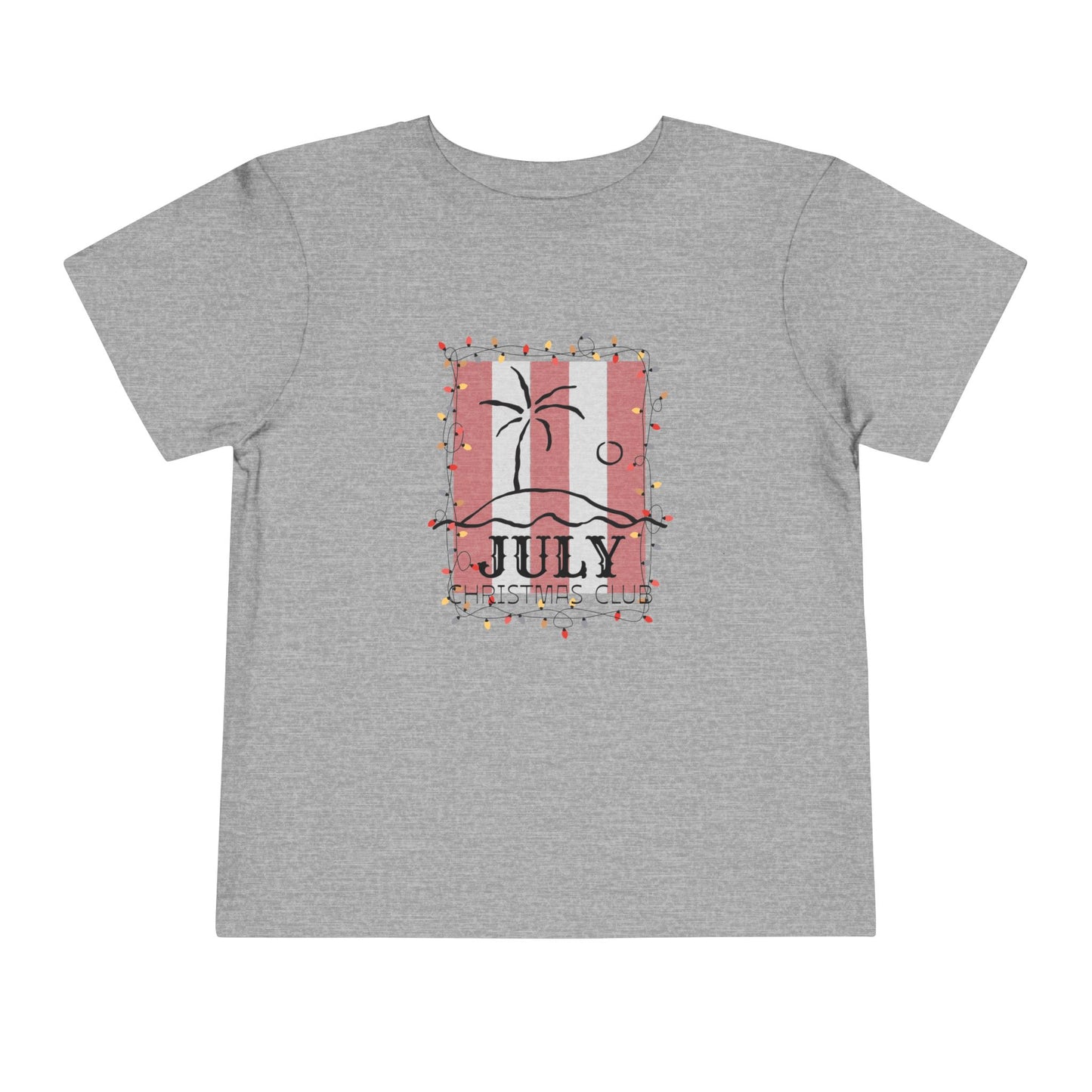 July Christmas Club- Toddler Tee — Cute Beach Holiday Shirt