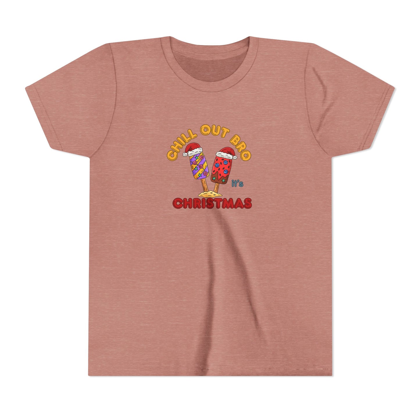 Chill Out Bro, It's Christmas- Young Adult- Popsicle Holiday Shirt