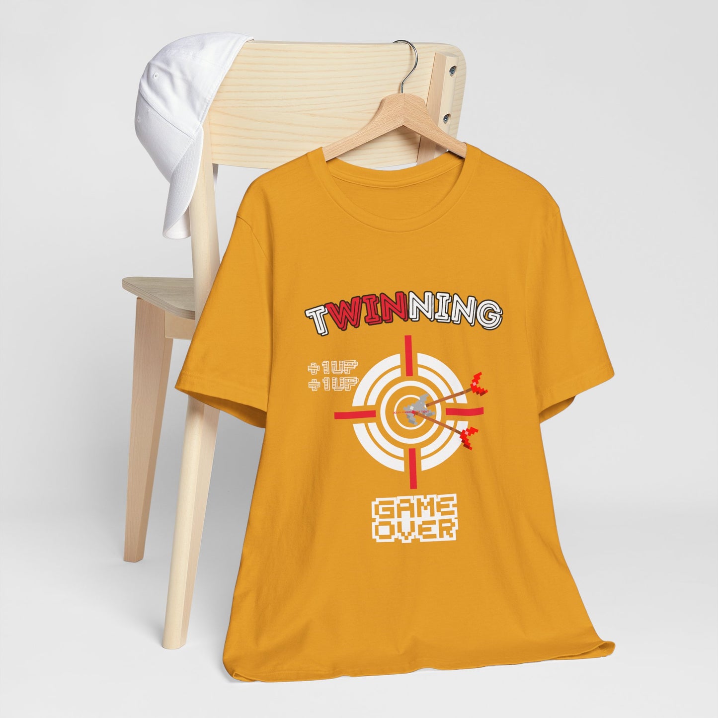 Twin Dad Tee — Retro Arcade Gamer T-Shirt