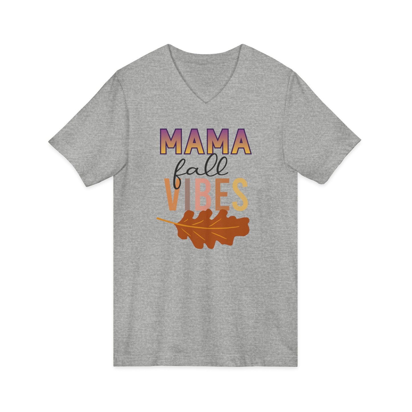 Mama Fall Vibes V-Neck Tee