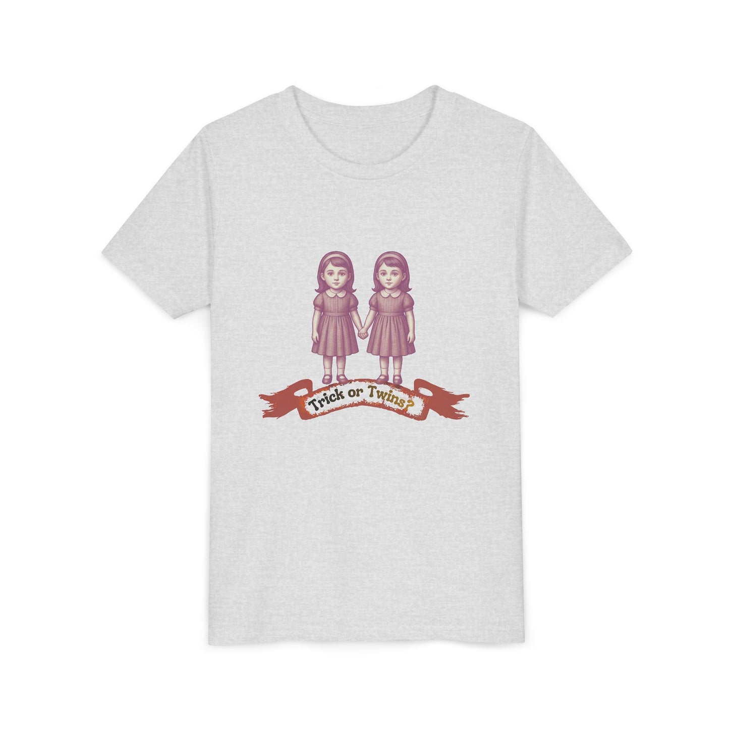 Horror Movie (The Shinning) — “Trick or Twins” Halloween Ghost -Twin Teen Girl Graphic