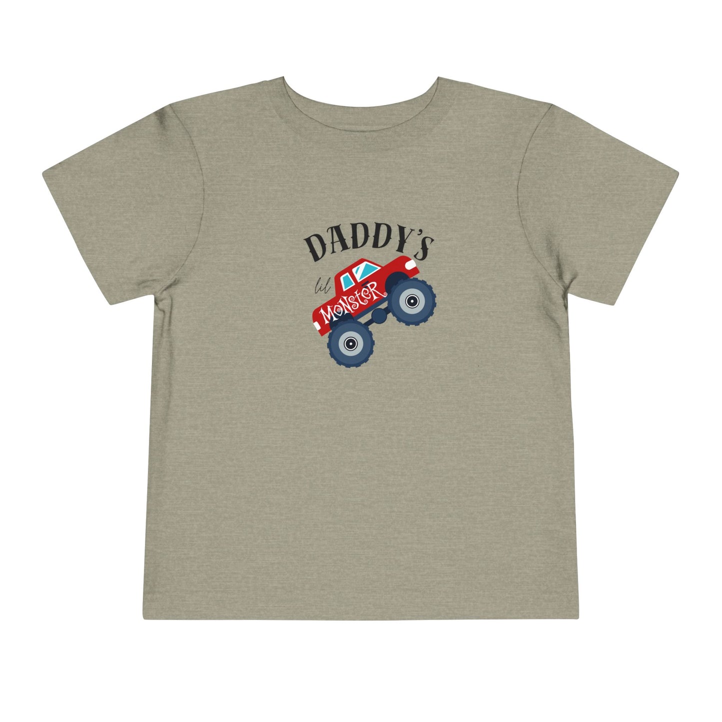 Toddler Tee — "Daddy's Monster Truck" Graphic Shirt