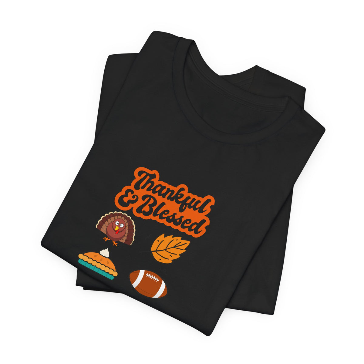 Thankful & Blessed Thanksgiving T-Shirt