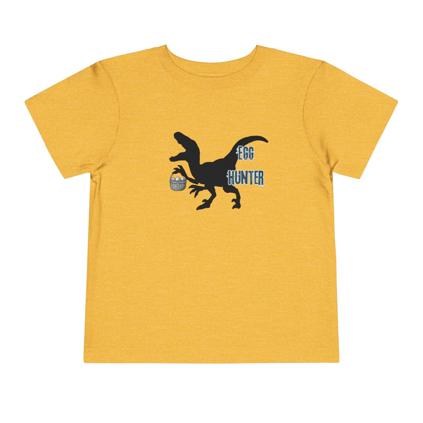 kids 2-5 years Tee — "Egg Hunter" Dinosaur Easter Shirt