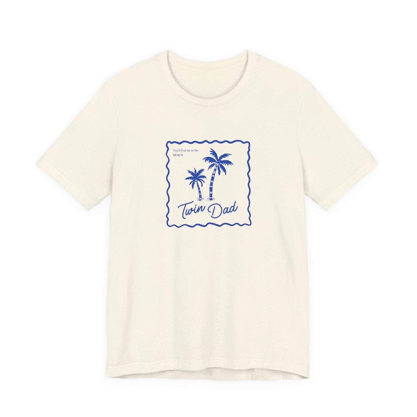 Twin Dad- Palm Tree Tee — Casual Beach Shirt