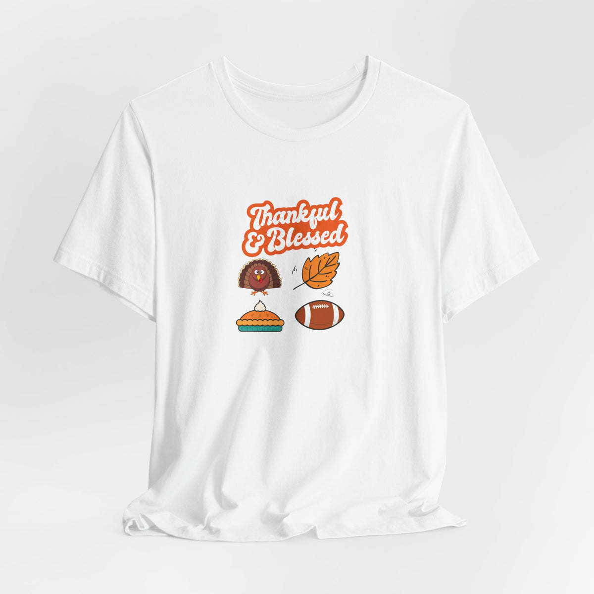 Thankful & Blessed Thanksgiving T-Shirt