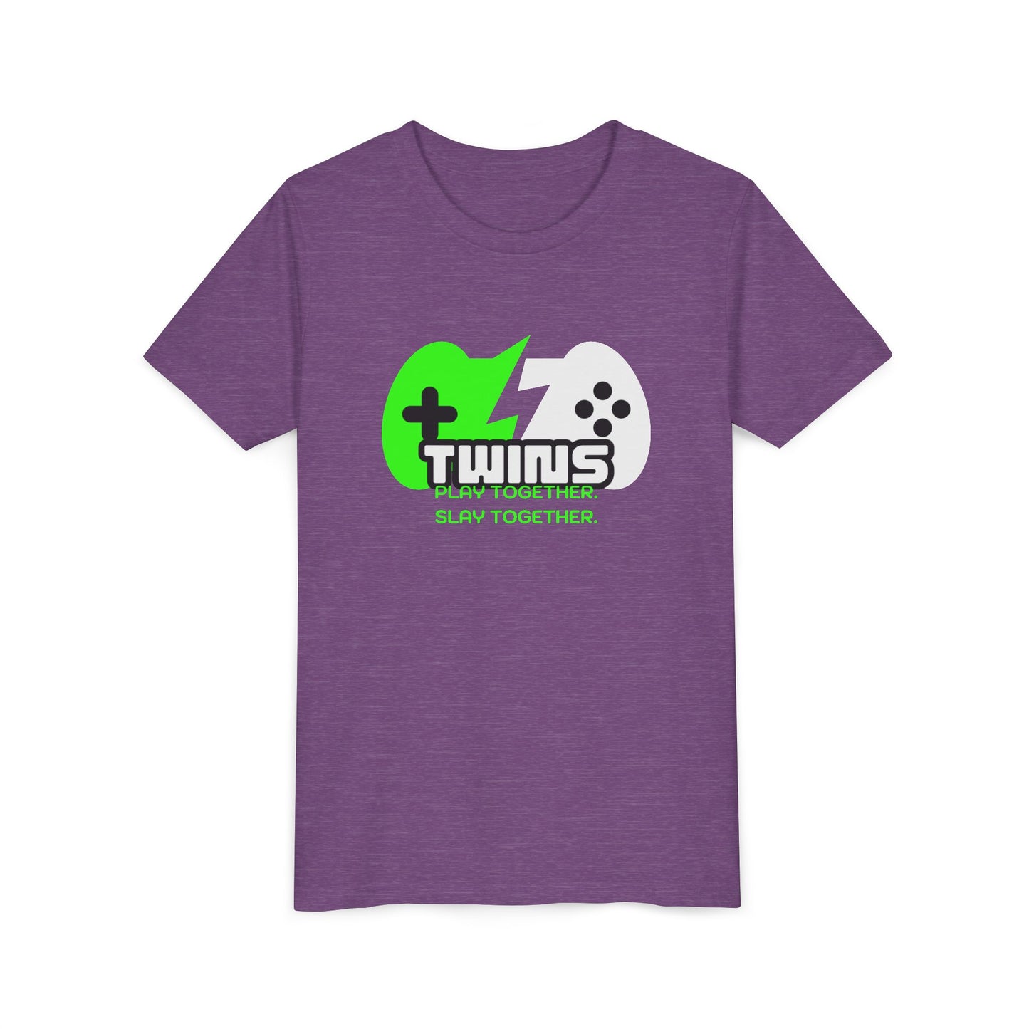 Teen Twins Gaming Tee — "Twins: Play Together, Slay Together"