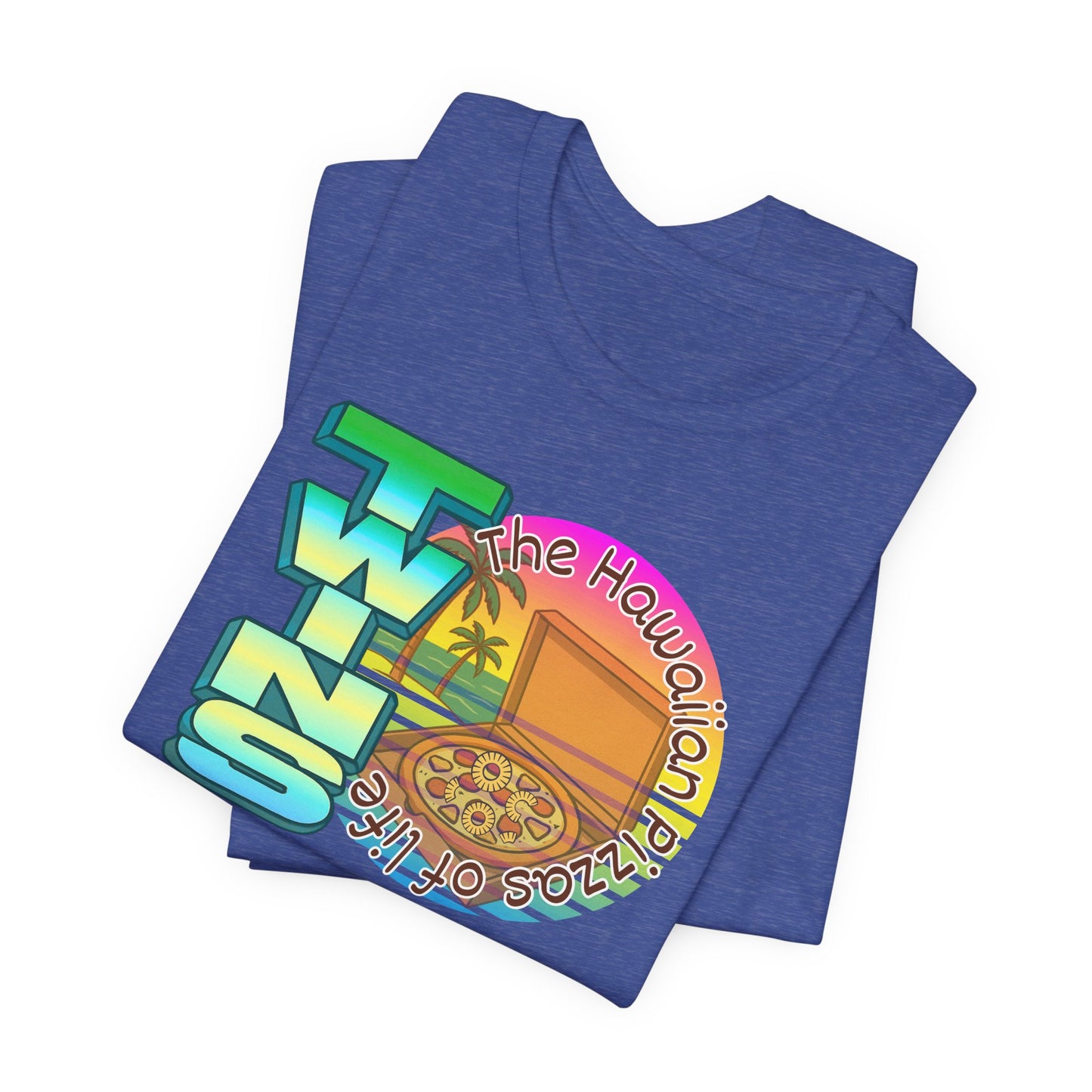 Hawaiian Pizza- Twin Dad Beach T-Shirt — Vintage 90's Style Tee