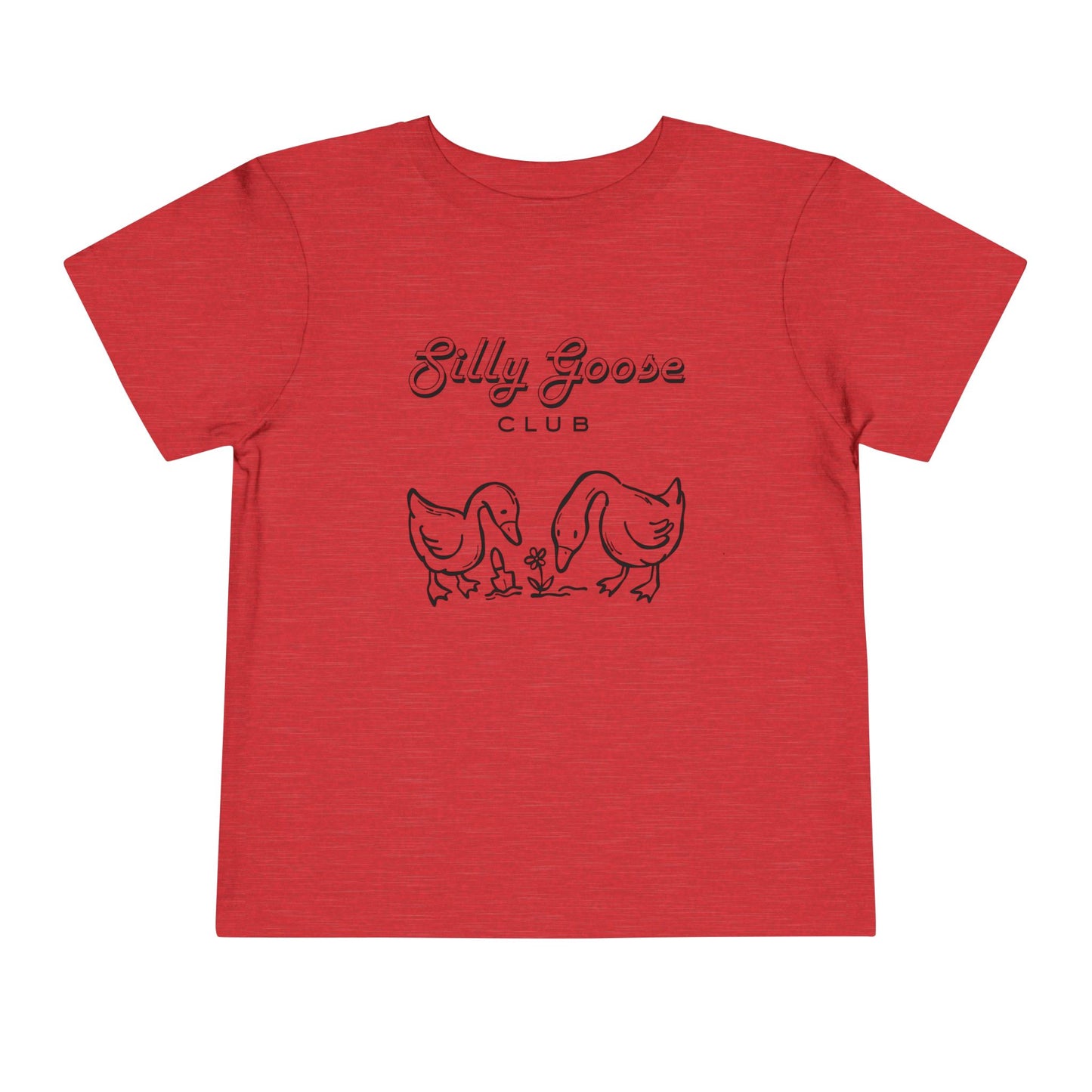 Toddler Tee — "Silly Goose Club" Cute Goose Family Shirt