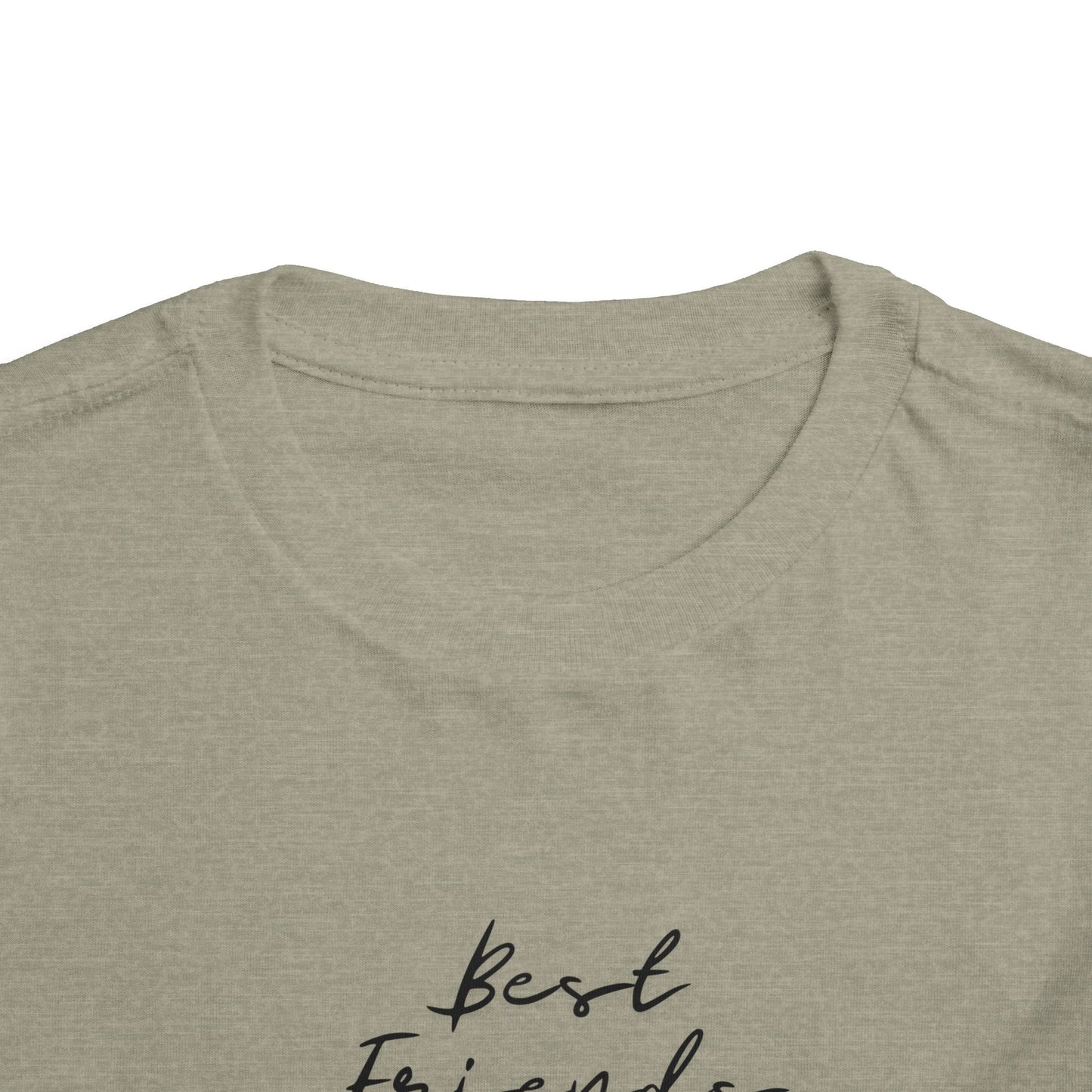 Toddler and Infant Tee — "Best Friends" Bunny Graphic Short Sleeve