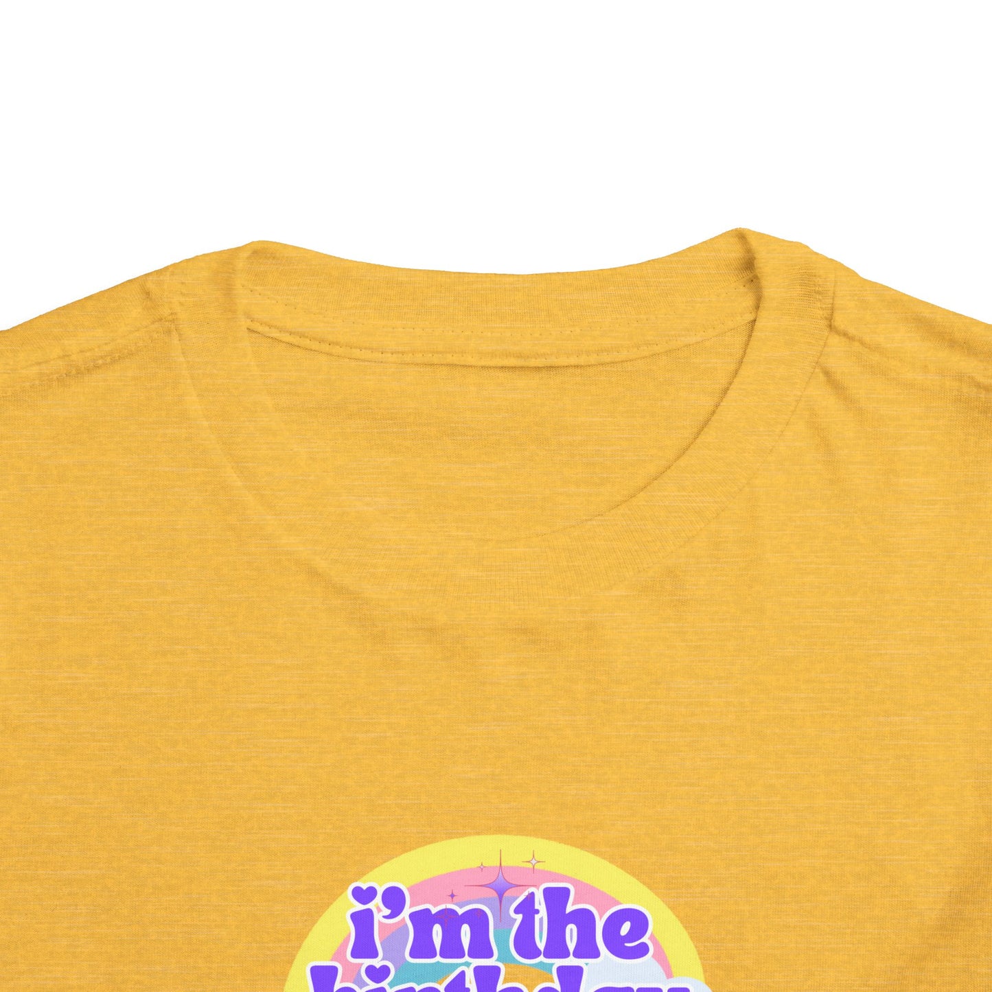 Birthday Girl Kids 2 to 5 years Tee — "I'm the Birthday Girl" Cat Unicorn Party Shirt