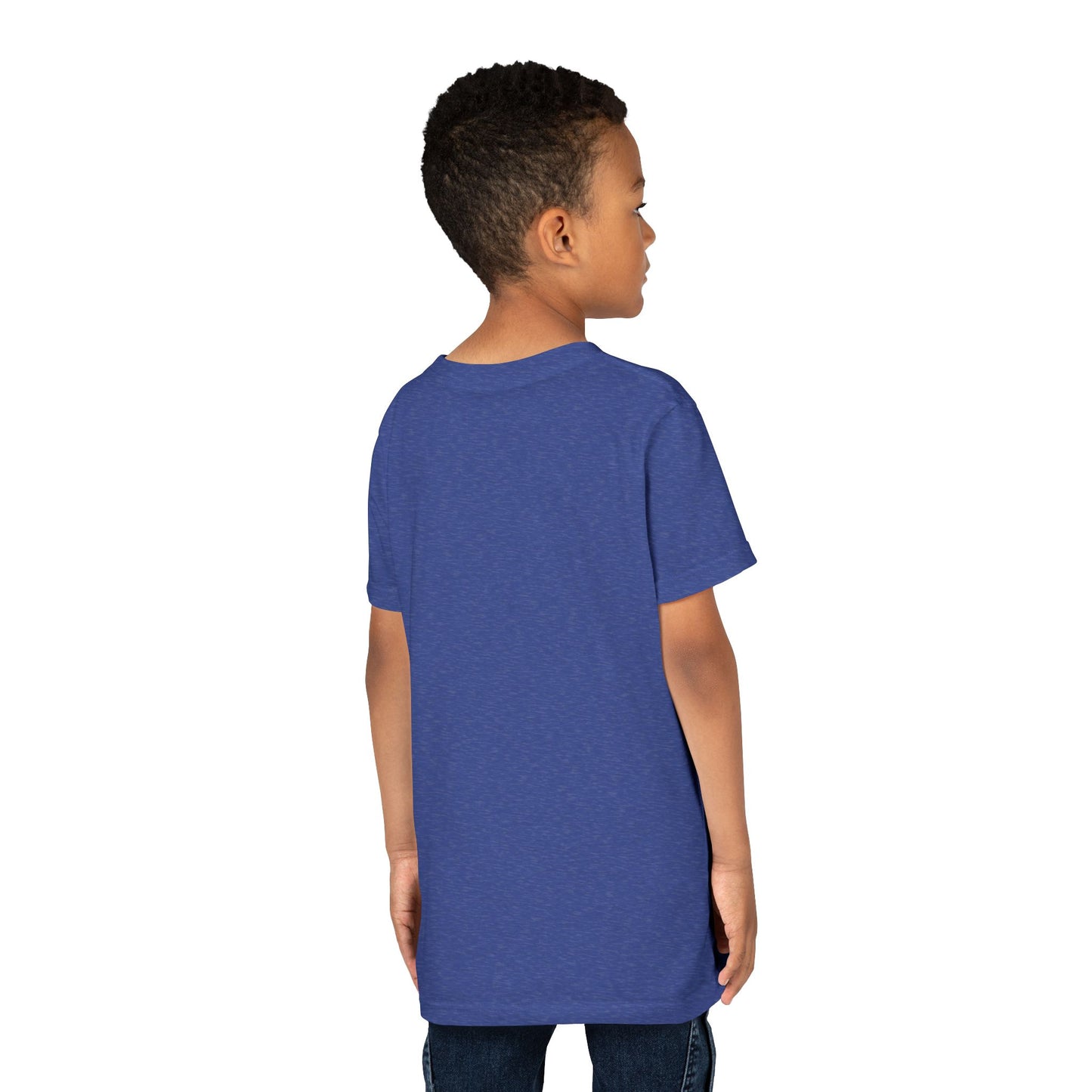 Kids T‑Shirt – 'Egg Hunter' Raptor Dinosaur Easter Tee