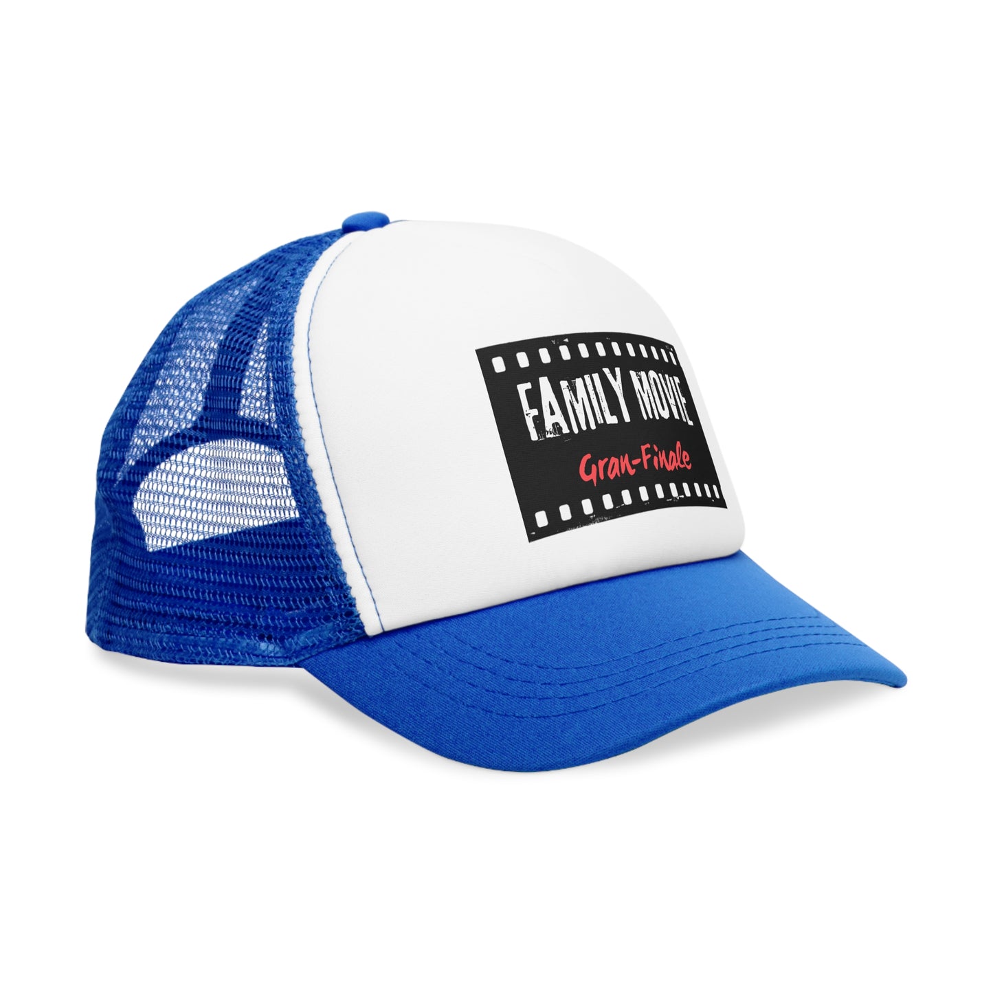 Grandma Trucker Hat- "Gran Finale"- Family Movie Night Mesh Cap