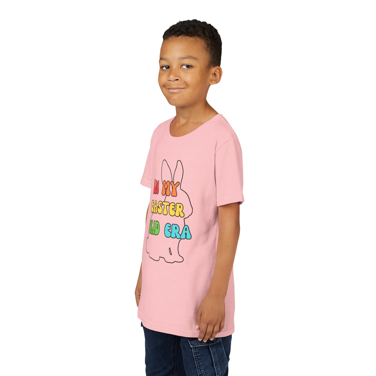 Youth Easter T-Shirt — "In My Easter Kid Era" Bunny Graphic