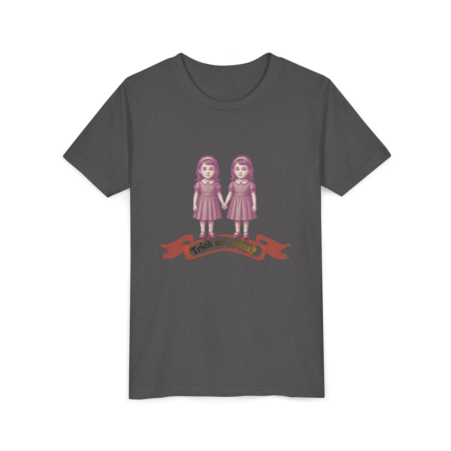 Horror Movie (The Shinning) — “Trick or Twins” Halloween Ghost -Twin Teen Girl Graphic