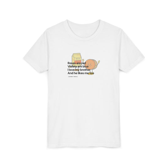 Milk and Cookies – Cute, "I love my Brother" -Valentine Unisex Shirt for older children