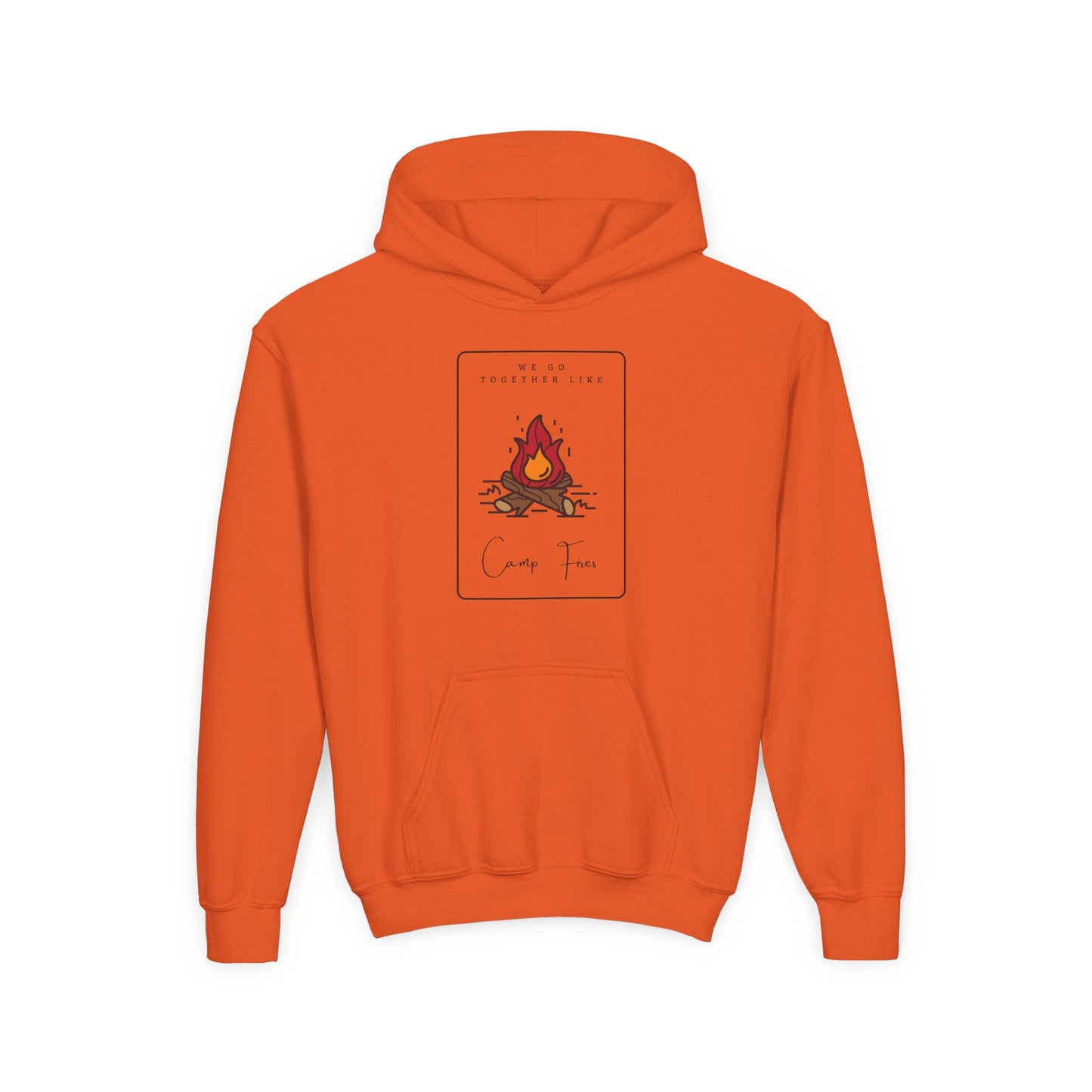 Besties Youth Hoodie - "We Go Together Like Campfires" ....and (choose from 2 other designs: Smores/Ghost Stories)