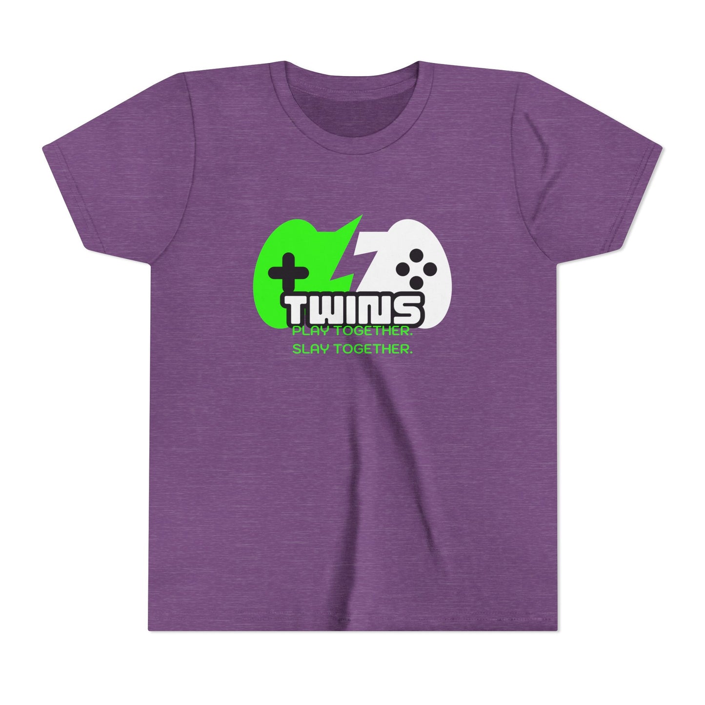 Teen Twins Gaming Tee — "Twins: Play Together, Slay Together"