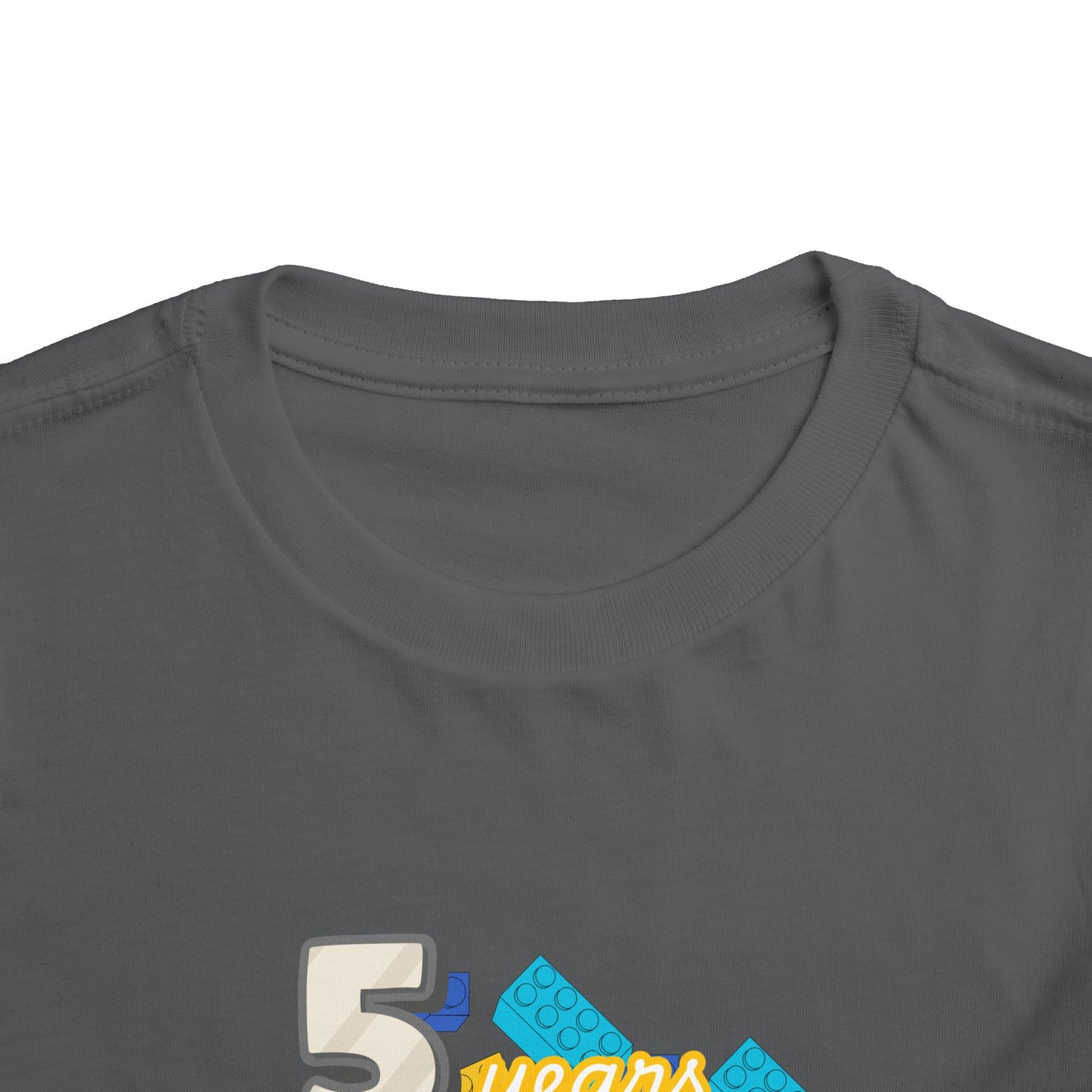 5 Years of Awesome-ness Lego Tee — Birthday Shirt for 5-Year-Olds