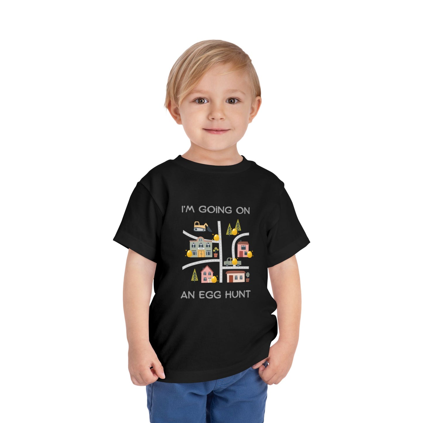 Toddler Tee — "I'm Going On An Egg Hunt" Easter Shirt