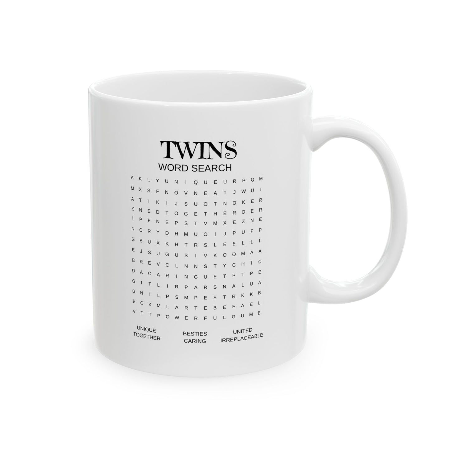 Twin Word Search Design