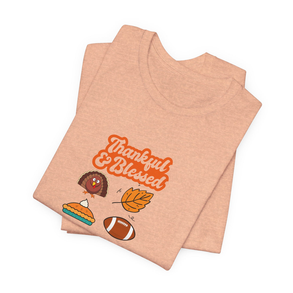 Thankful & Blessed Thanksgiving T-Shirt