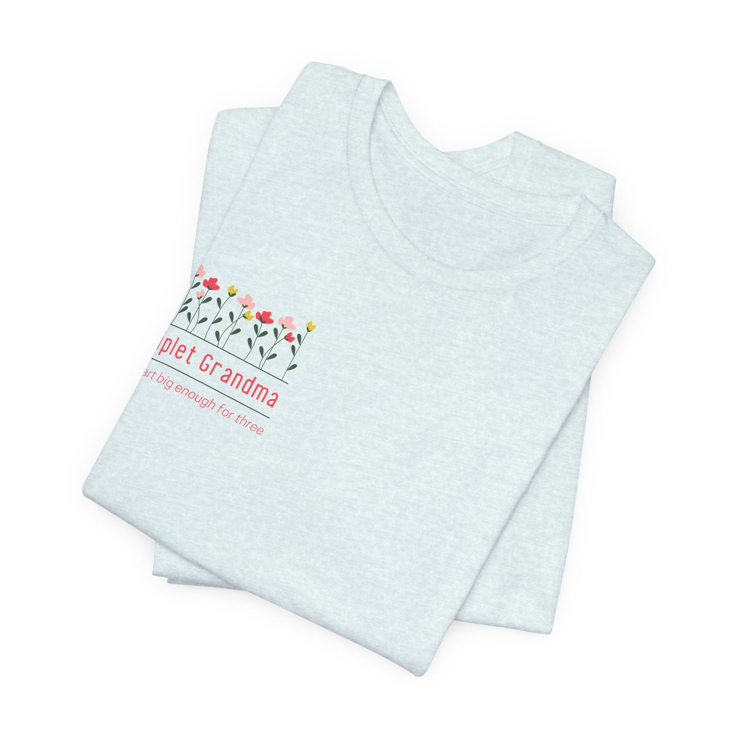 Triplet Grandma- Floral T-Shirt