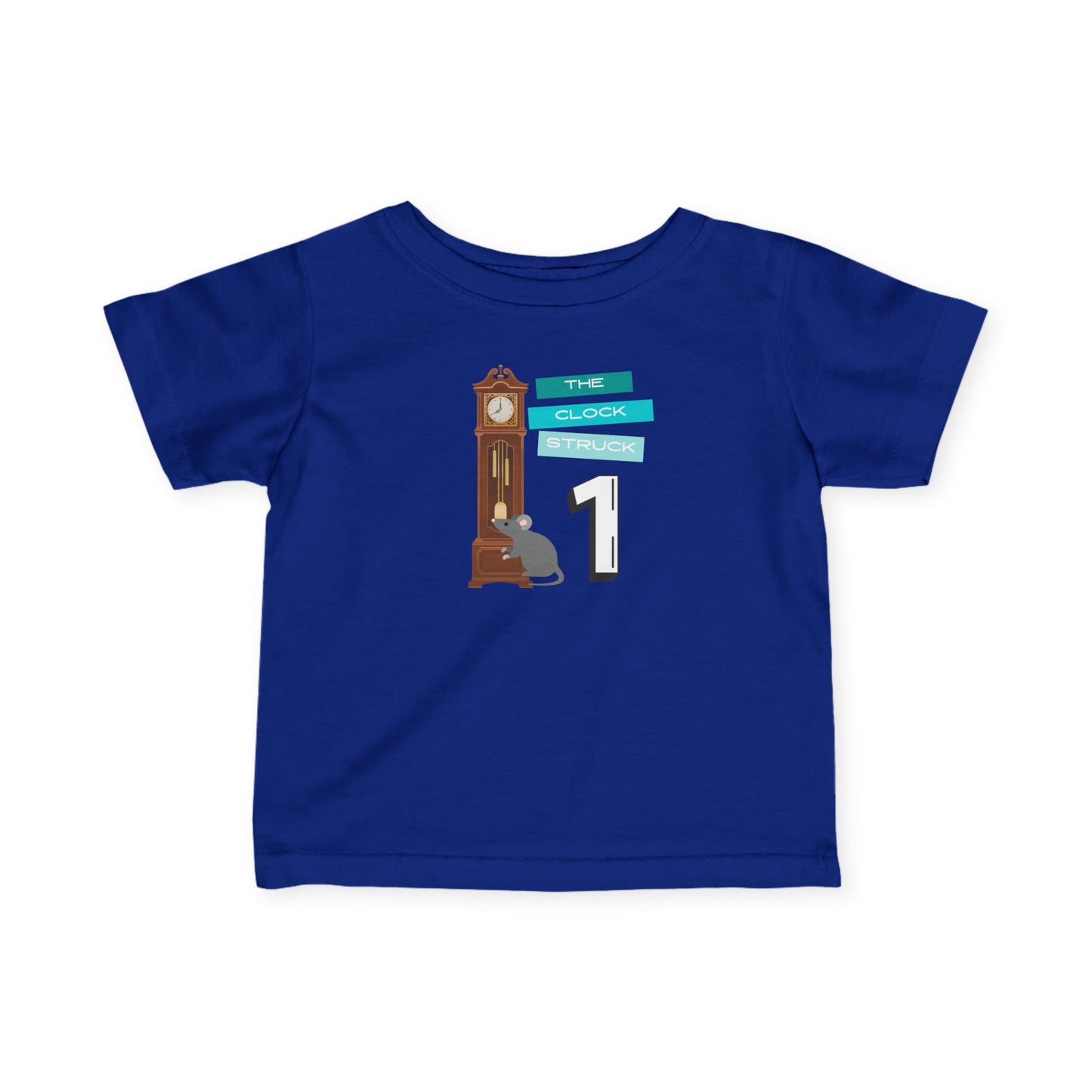 Infant Family Matching- Nursery Rhyme Tee — “The Clock Strikes 1” Costume Party Event