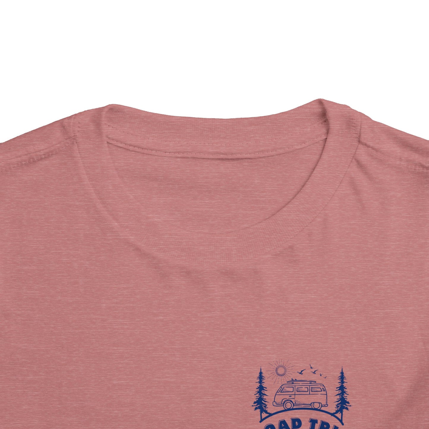 Toddler Triplet Shirt — 'Road Trip' Camper Van Graphic-Front and Back Designs