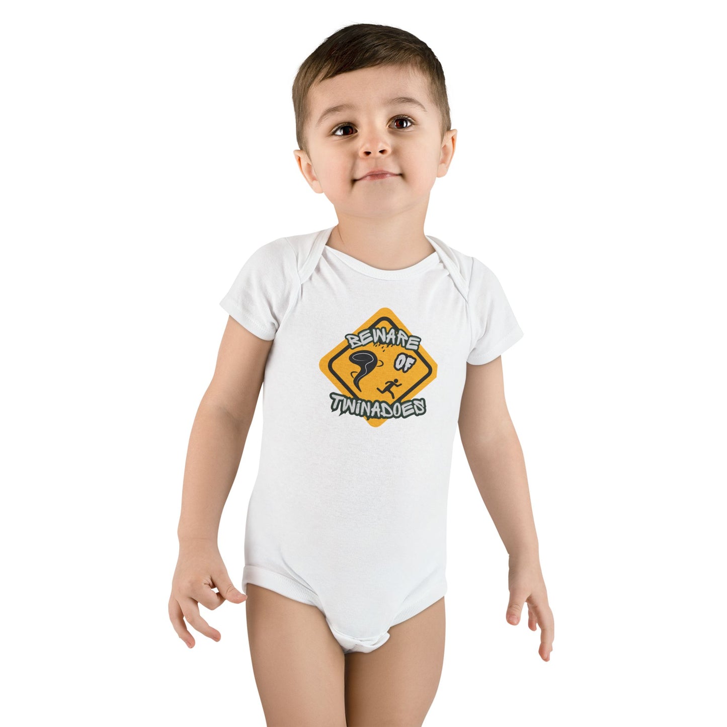 Onesie - "Beware of Twinadoes" Cute Baby Onesie | Twin Baby Gift