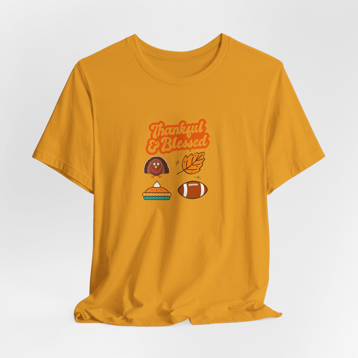 Thankful & Blessed Thanksgiving T-Shirt