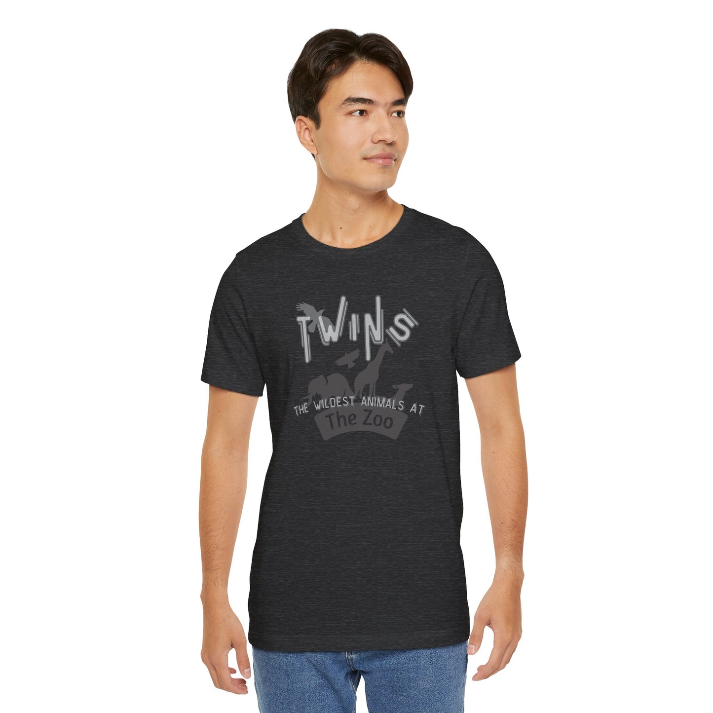 Twins Zoo T-Shirt — 'The Wildest Animals at the Zoo' Graphic Tee