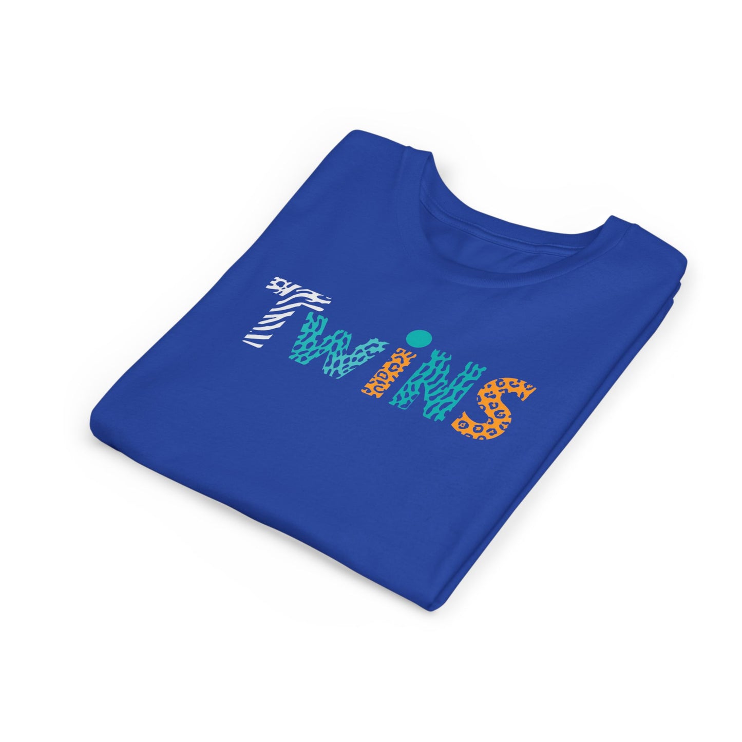 Teen/Pre-Teen "Twins" - Colorful Animal Print Kids T-Shirt