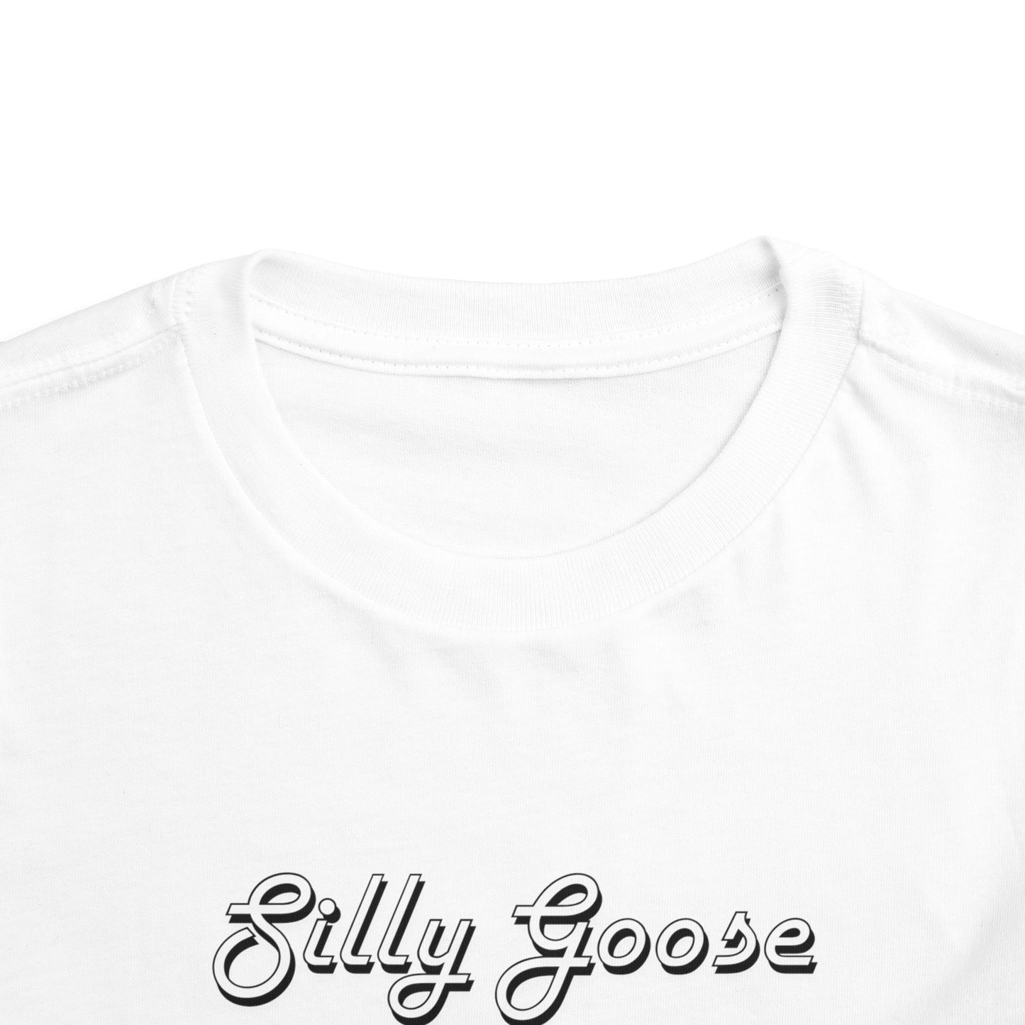 Toddler Tee — "Silly Goose Club" Cute Goose Family Shirt