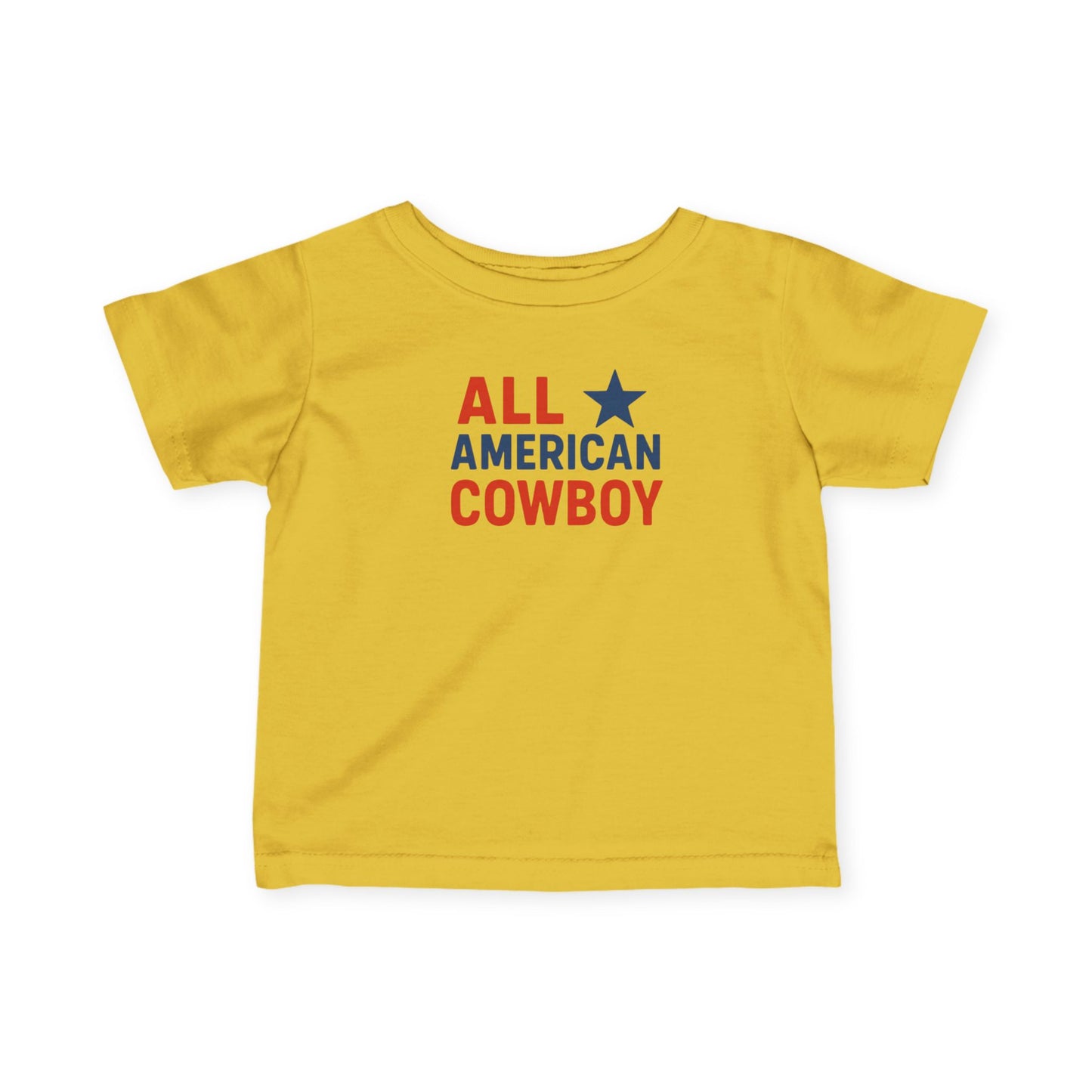 "All American Cowboy" Patriotic Baby T-Shirt (6-24 months)