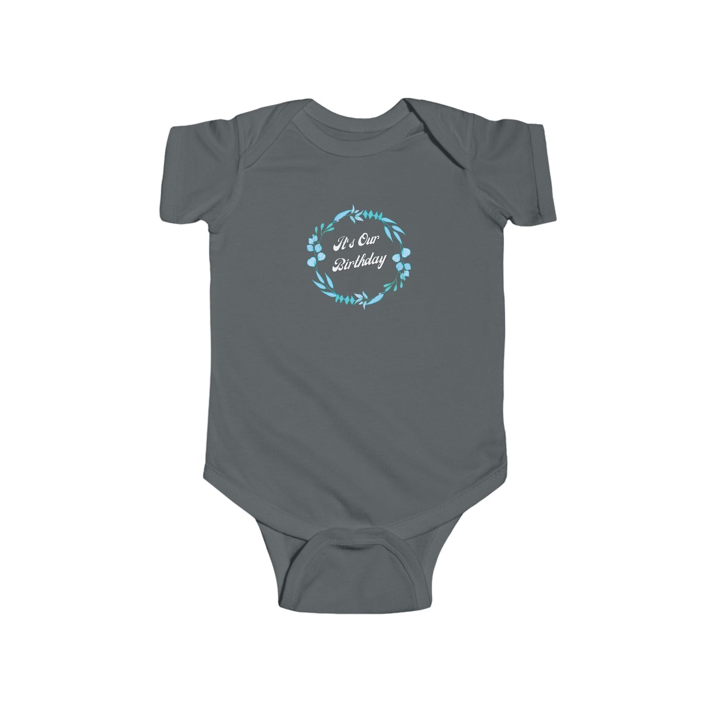 twin/ triplet/ quad matching outfits- "It's Our Birthday" Blue Design