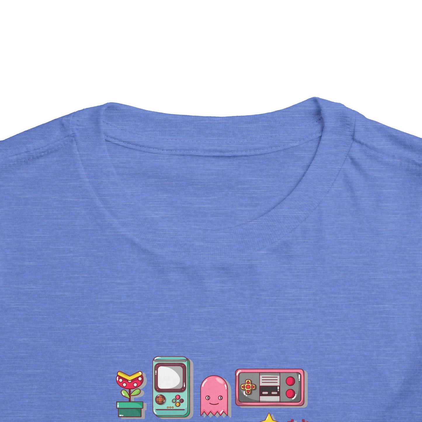 5th Birthday Tee — "Level 5 Unlocked" Retro Game Icons