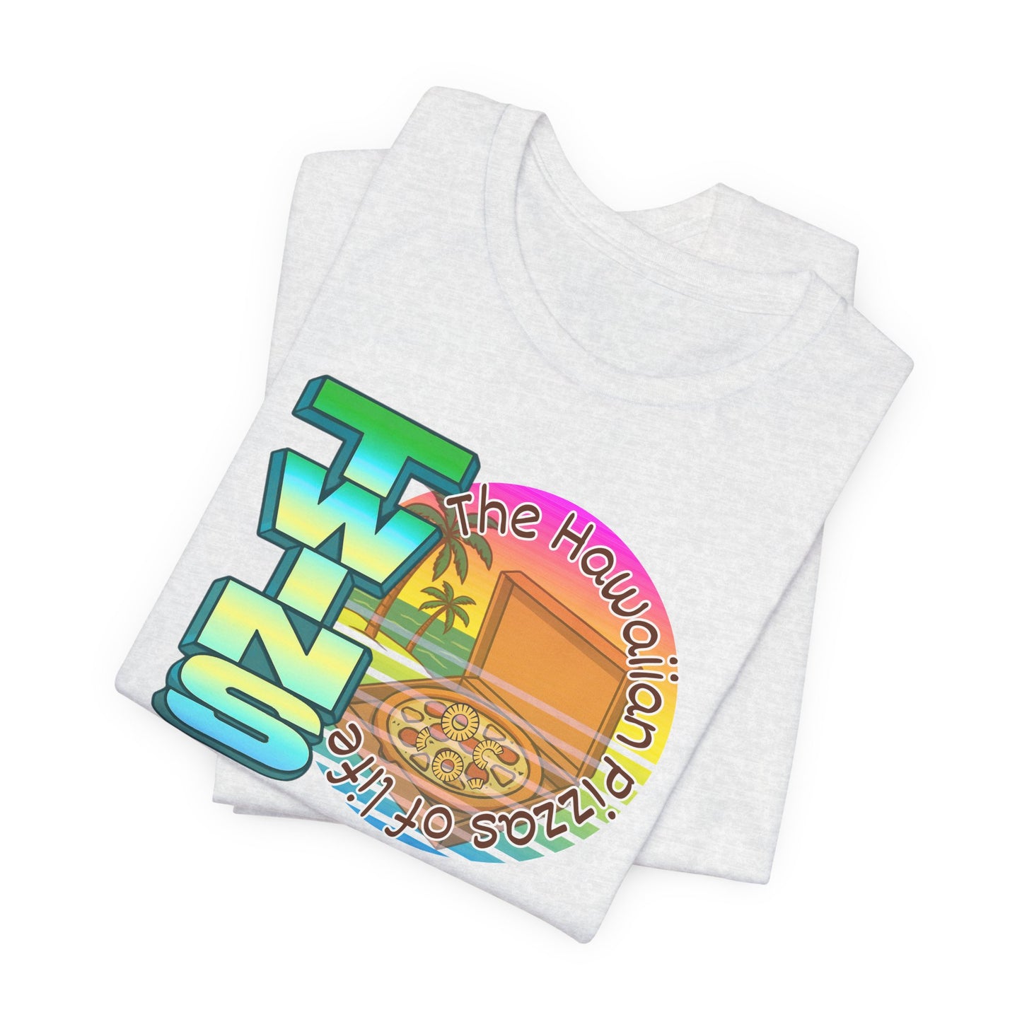 Hawaiian Pizza- Twin Dad Beach T-Shirt — Vintage 90's Style Tee