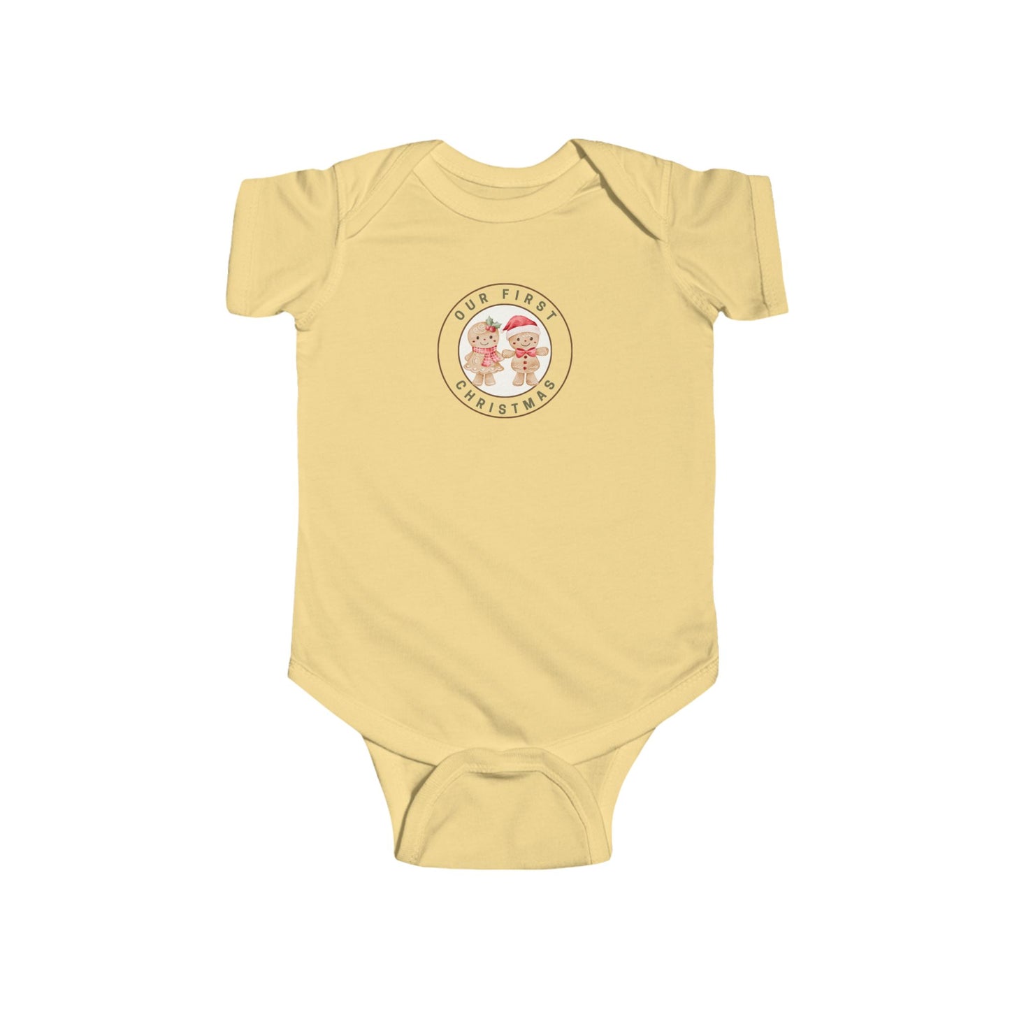 Twin Girl and Boy- Our First Christmas Infant Bodysuit - Baby Holiday Keepsake