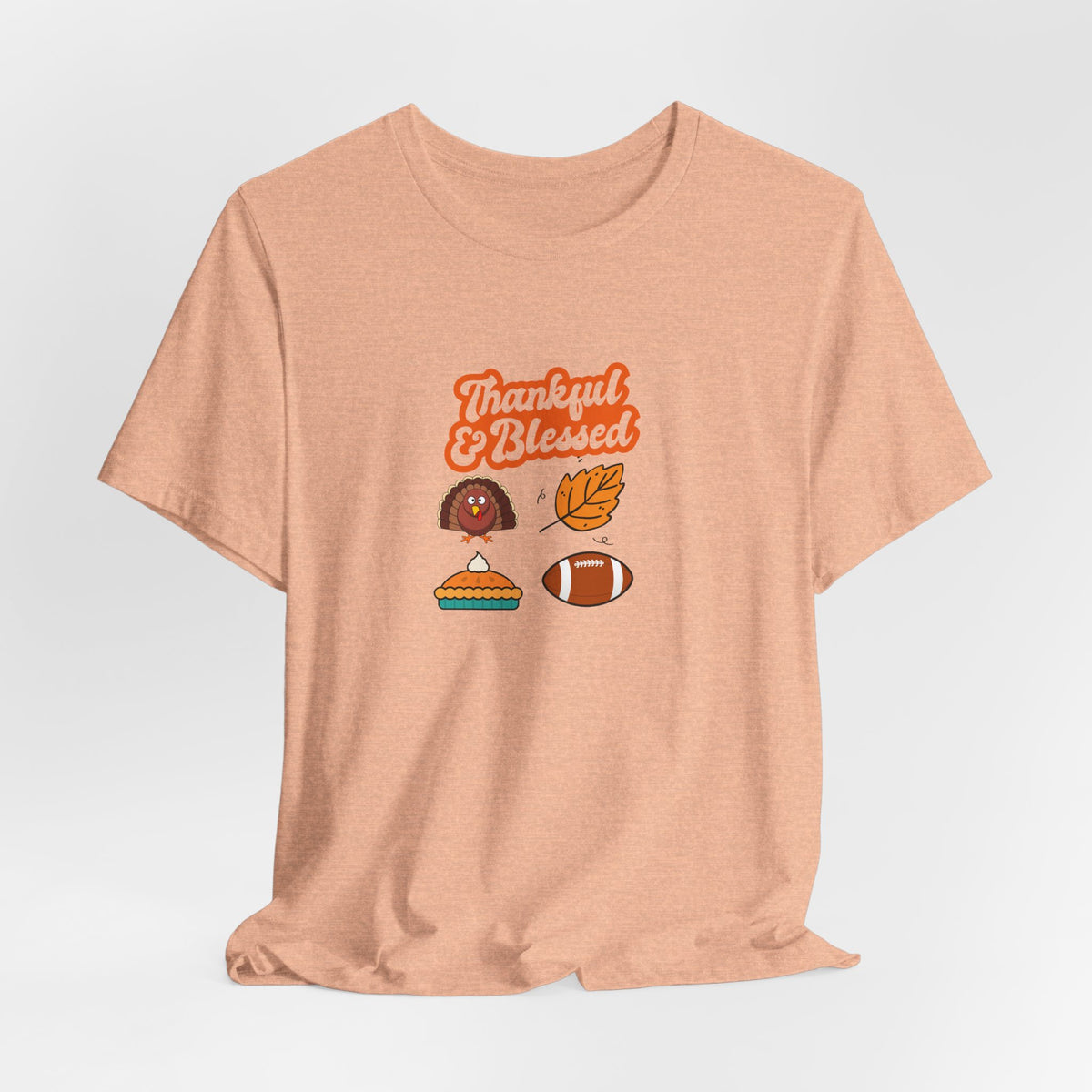 Thankful & Blessed Thanksgiving T-Shirt