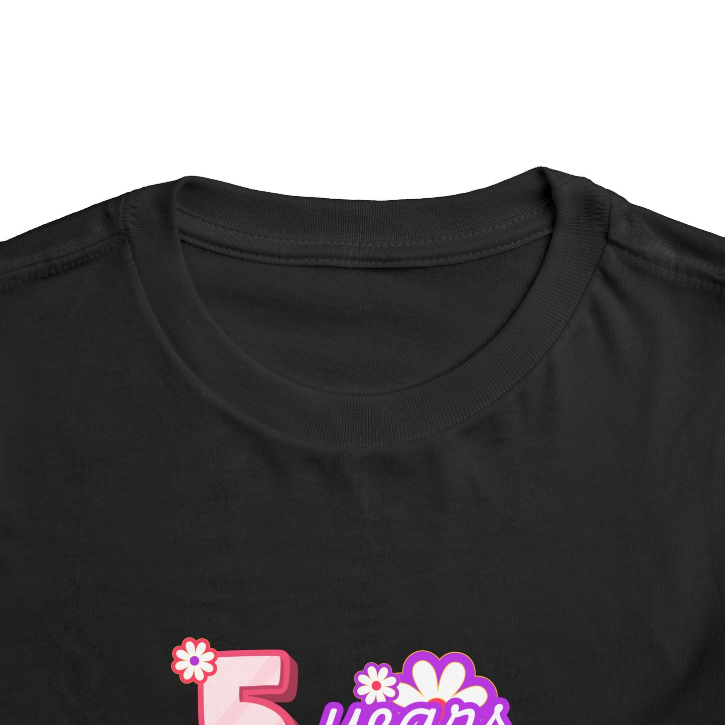 5th Birthday Tee — "5 Years of Awesomeness" Birthday Shirt (Girls)